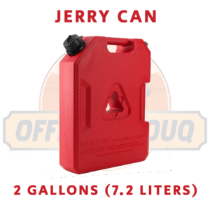Fuel Jerry Can 2 Gallons - 7.2 Liters - RED
